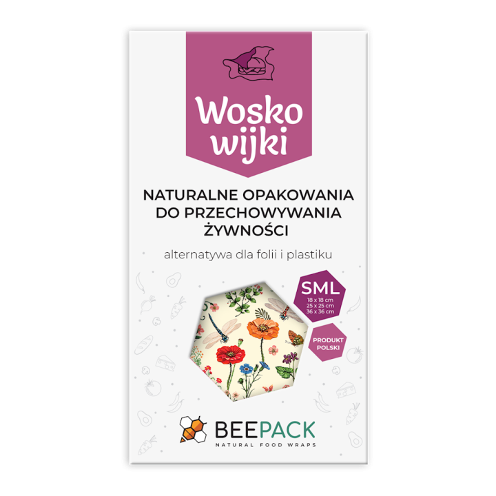 Woskowijki Zestaw Rozmiar S + M +l | BEEPACK - Ekochatka