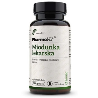 Miodunka Lekarska Ekstrakt (450 mg) Bezglutenowy 90 Kapsułek | PHARMOVIT - Ekochatka