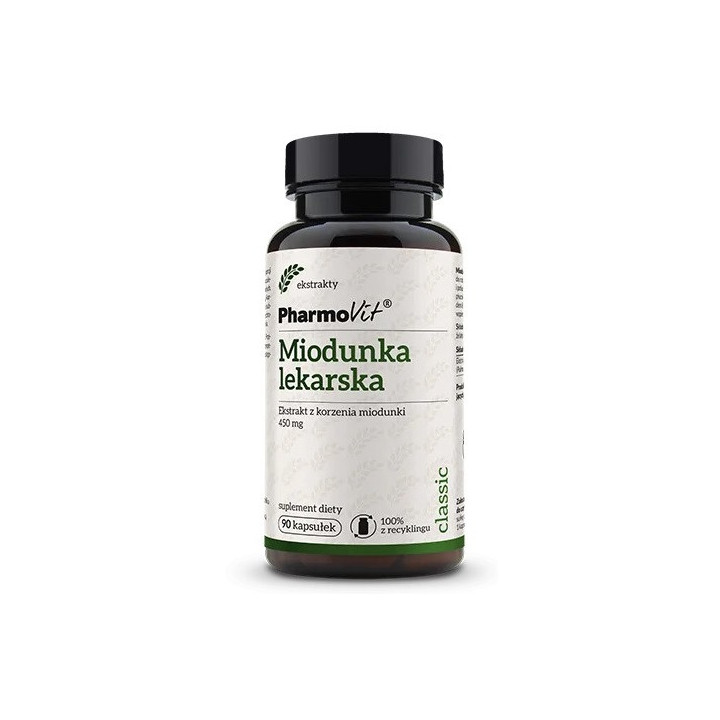 Miodunka Lekarska Ekstrakt (450 mg) Bezglutenowy 90 Kapsułek | PHARMOVIT - Ekochatka