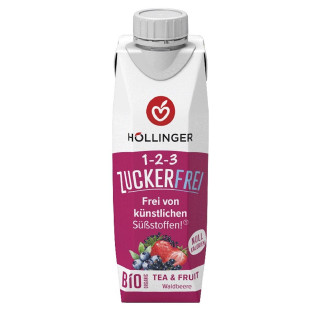 Napój o Smaku Owoców Leśnych bez Cukru BIO 300ml | HOLLINGER - Ekochatka