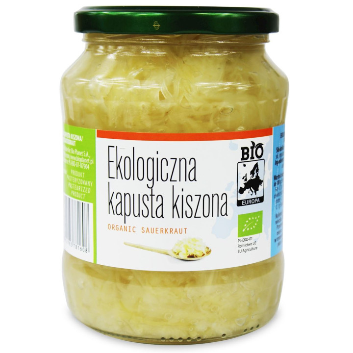 Kapusta Kiszona BIO 680g (410g) | BIO PLANET - seria INNE - Ekochatka