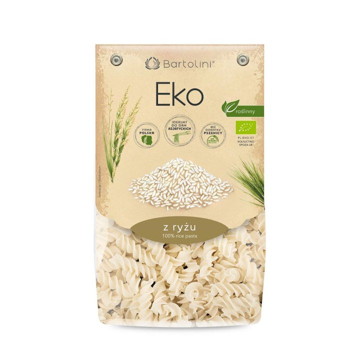 Makaron (Ryżowy) Świderki BIO 250g | BARTOLINI - Ekochatka