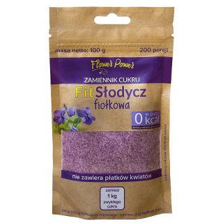 Fit Słodycz Fiołkowa 100g | FLOWER POWER - Ekochatka