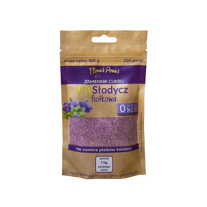 Fit Słodycz Fiołkowa 100g | FLOWER POWER - Ekochatka