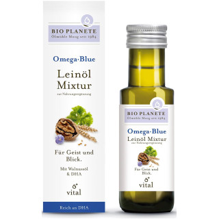 Omega Blue Mieszanka z Olejem Lnianym (Orzechy Włoskie, Algi Morskie)  | BIO PLANETE - Ekochatka