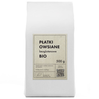 Płatki Owsiane Bezglutenowe BIO 500g | THE PLANET - Ekochatka