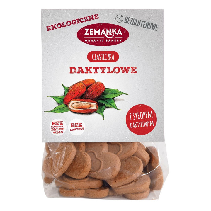 Ciastka Daktylowe Bezglutenowe BIO 100g | ZEMANKA - Ekochatka