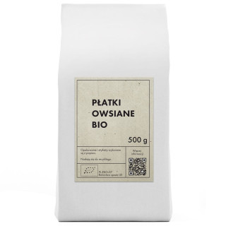 Płatki Owsiane BIO 500g | THE PLANET - Ekochatka
