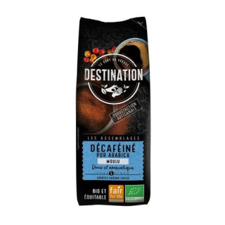 Kawa Mielona Bezkofeinowa Arabica 100 % Fair For Life BIO 250g | DESTINATION - Ekochatka