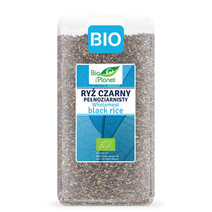 Ryż Czarny Pełnoziarnisty BIO 500g | BIO PLANET - Ekochatka