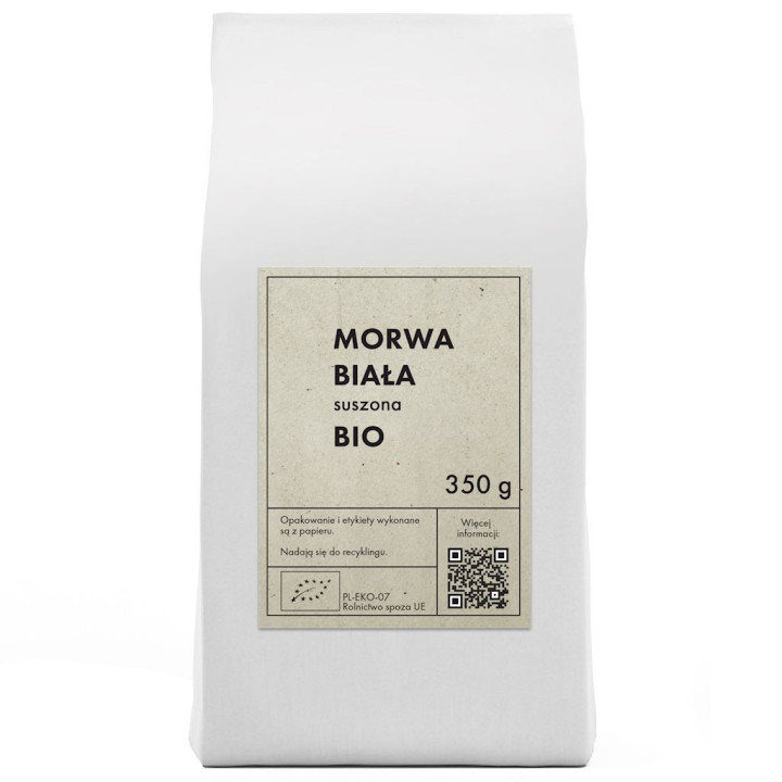 Morwa Biała Suszona BIO 350g | THE PLANET - Ekochatka