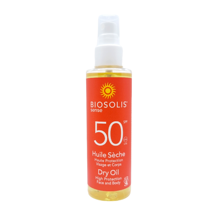 Suchy Olejek Przeciwsłoneczny do Ciała SPF 50 150ml | BIOSOLIS - Ekochatka
