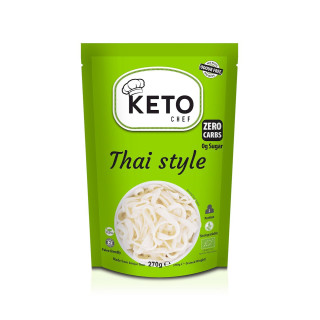 Makaron (Konjac) Thai Style Bezglutenowy BIO 270g (200g) | KETO CHEF - Ekochatka