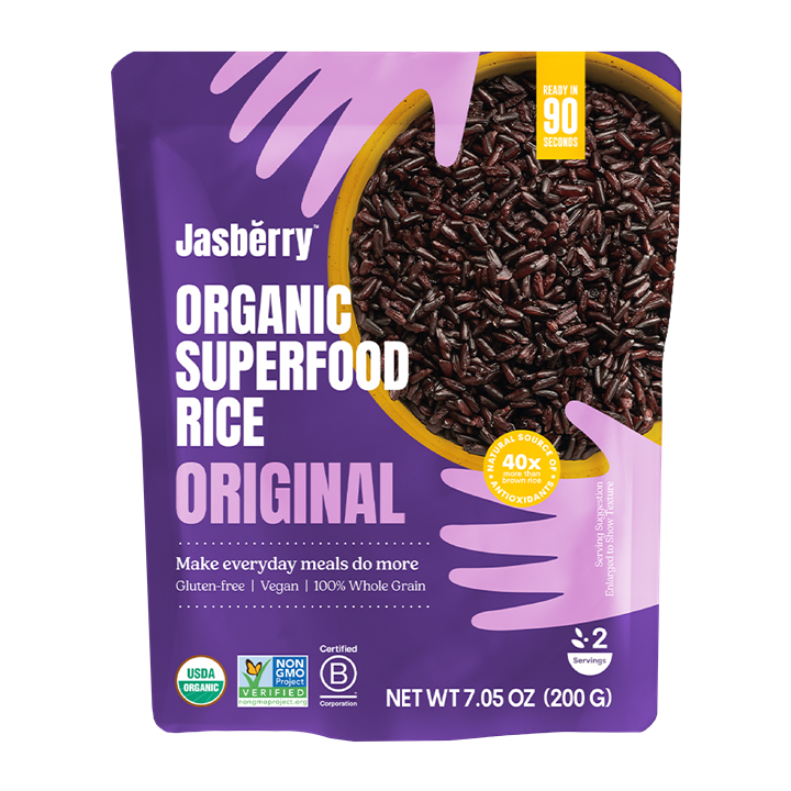 Ryż Jasberry Pełnoziarnisty Bezglutenowy BIO 426g | JASBERRY - Ekochatka