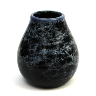 Matero Ceramiczne Marmol Blue 350ml | YERBA MATE GREEN - Ekochatka