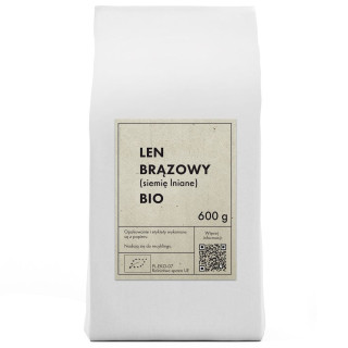 Len Brązowy (Siemię Lniane) BIO 600g | THE PLANET - Ekochatka