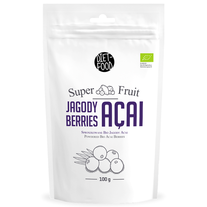 Jagody Acai Sproszkowane BIO 100g | DIET-FOOD - Ekochatka