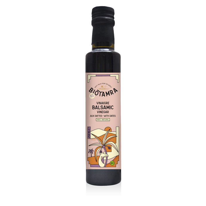 Ocet Balsamiczny Daktylowy bez Dodatku Cukrów BIO 250ml | BIOTAMRA - Ekochatka