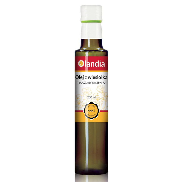 Olej z Wiesiołka Tłoczony na Zimno 250ml | OLANDIA - Ekochatka
