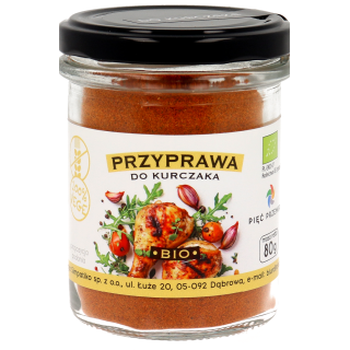 Przyprawa do Kurczaka Bezglutenowa BIO 80g | PIĘĆ PRZEMIAN - Ekochatka