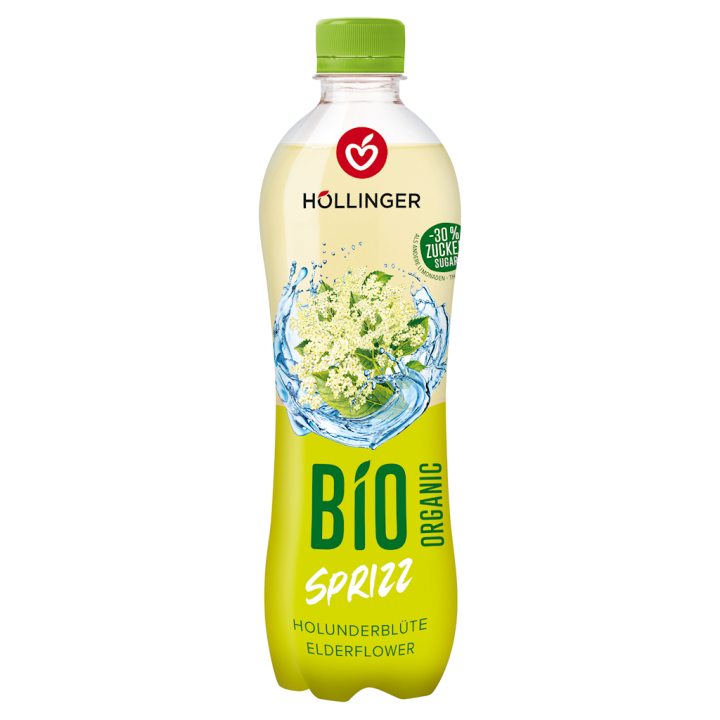 Napój o Smaku Kwiatów Czarnego Bzu BIO 500ml | HOLLINGER - Ekochatka