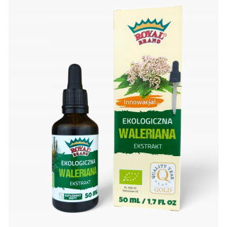 Ekstrakt z Waleriany w Kroplach BIO 50ml | ROYAL BRAND - Ekochatka