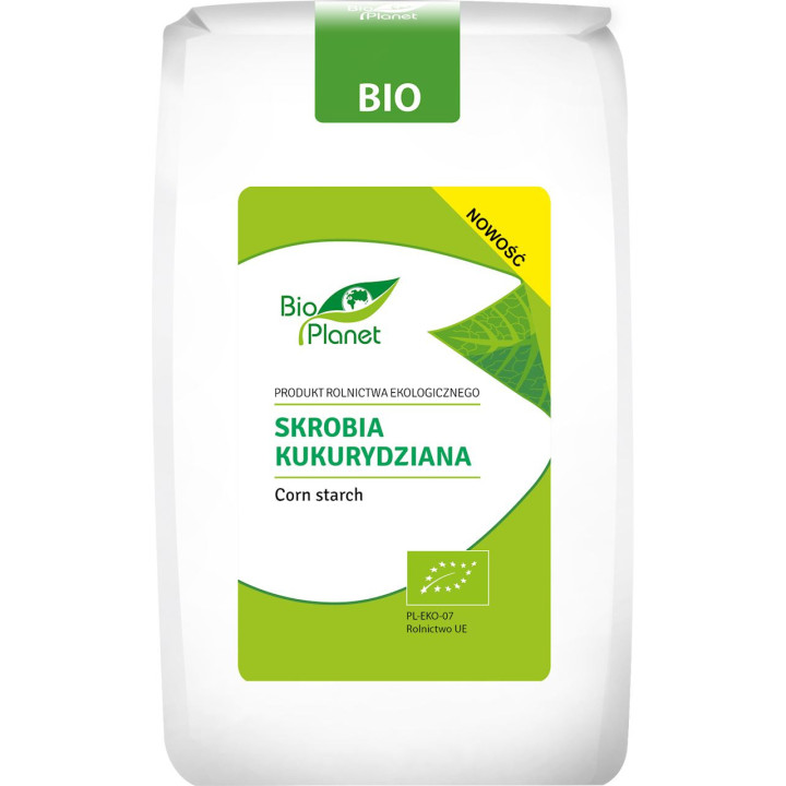 Skrobia Kukurydziana BIO 400g | BIO PLANET - Ekochatka