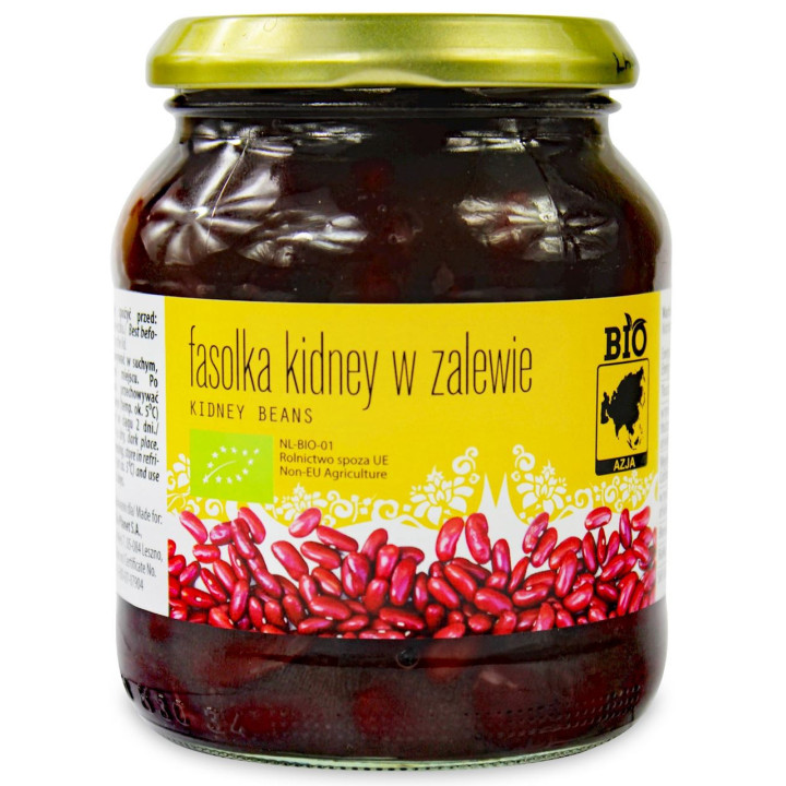 Fasolka Czerwona Kidney w Zalewie BIO 360g (240g) (Słoik) | BIO PLANET - seria INNE - Ekochatka
