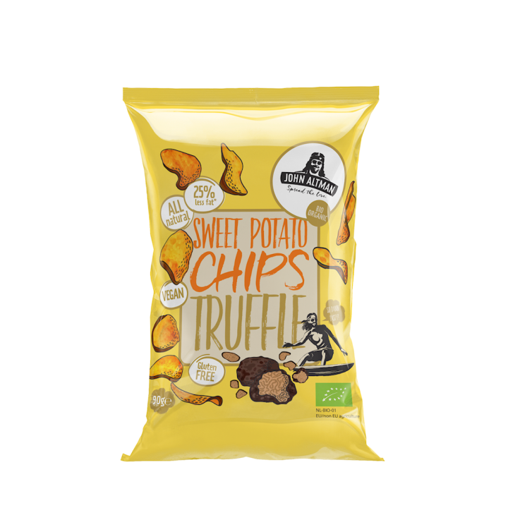 Chipsy z Batatów o Smaku Trufli Bezglutenowe BIO 90g | JOHN ALTMAN - Ekochatka