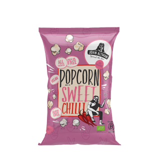 Popcorn o Smaku Słodkie Chili Bezglutenowy BIO 75g | JOHN ALTMAN - Ekochatka
