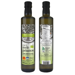 Oliwa z Oliwek Extra Virgin Pdo Kreta BIO 500ml | MYLOPOTAMOS - Ekochatka