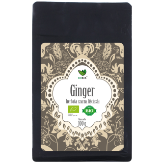 Herbata Czarna Liściasta Imbirowa BIO 100g | ECOBLIK - Ekochatka