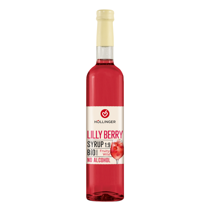 Syrop do Drinków i Koktajli Lilly Berry BIO 500ml | HOLLINGER - Ekochatka
