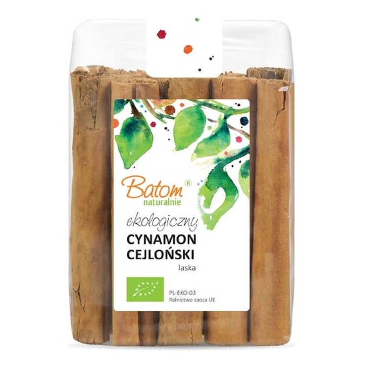 Cynamon Cejloński Laska BIO 125g | BATOM - Ekochatka