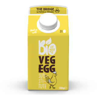 Roślinny Zamiennik 8 Jaj w Płynie Bezglutenowy BIO 500g | THE BRIDGE - Ekochatka