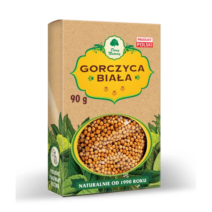 Gorczyca Biała 90g | DARY NATURY - przyprawy i zioła - Ekochatka