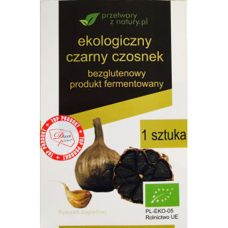 Czarny Czosnek Bezglutenowy BIO (1szt.) | PRZETWORY Z NATURY - Ekochatka