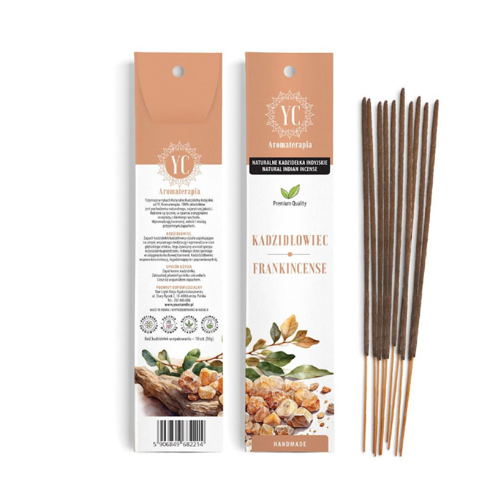Kadzidełka Indyjskie Kadzidłowiec (10szt.) 16g | YOUR CANDLE - Ekochatka