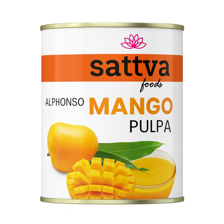Mango Alphonso Pulpa 850g | SATTVA - Ekochatka