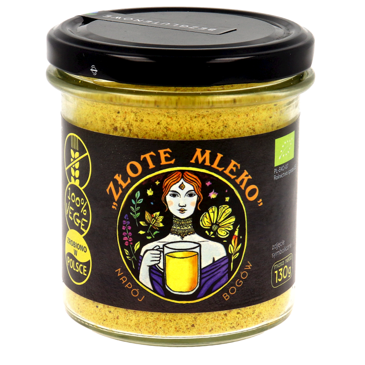 Mieszanka Przypraw "złote Mleko" Bezglutenowa BIO 130g | PIĘĆ PRZEMIAN - Ekochatka