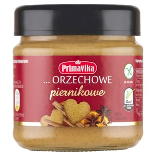 Pasta Orzechowa Piernikowa Bezglutenowa 185g | PRIMAVIKA - Ekochatka