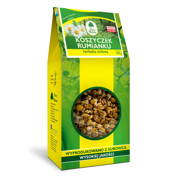 Herbatka Koszyczek Rumianku 100g | DARY NATURY - herbatki - Ekochatka