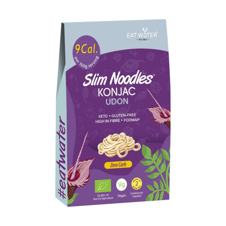 Makaron (Konjac) Udon Bezglutenowy BIO 270g (200g) | SLIM - Ekochatka