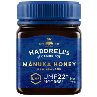 Miód Manuka Mgo 968+ Umf 22+ 250g | HADDRELL'S OF CAMBRIDGE - Ekochatka