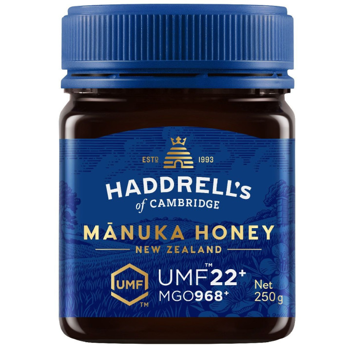 Miód Manuka Mgo 968+ Umf 22+ 250g | HADDRELL'S OF CAMBRIDGE - Ekochatka
