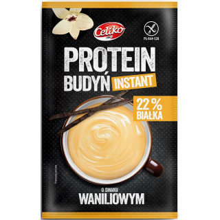 Budyń Proteinowy Instant o Smaku Waniliowym Bezglutenowy 40g | CELIKO - Ekochatka
