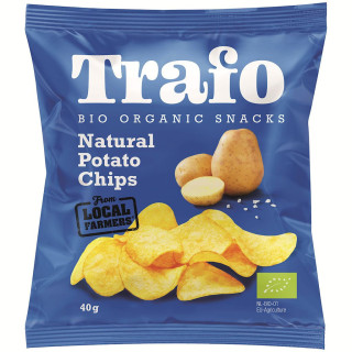 Chipsy Ziemniaczane Naturalne Solone BIO 40g | TRAFO - Ekochatka