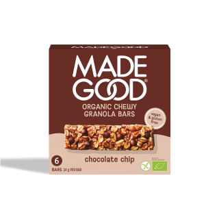 Batoniki Granola Crunchy z Czekoladą Bezglutenowe BIO (6x24g) 144g | MADEGOOD - Ekochatka