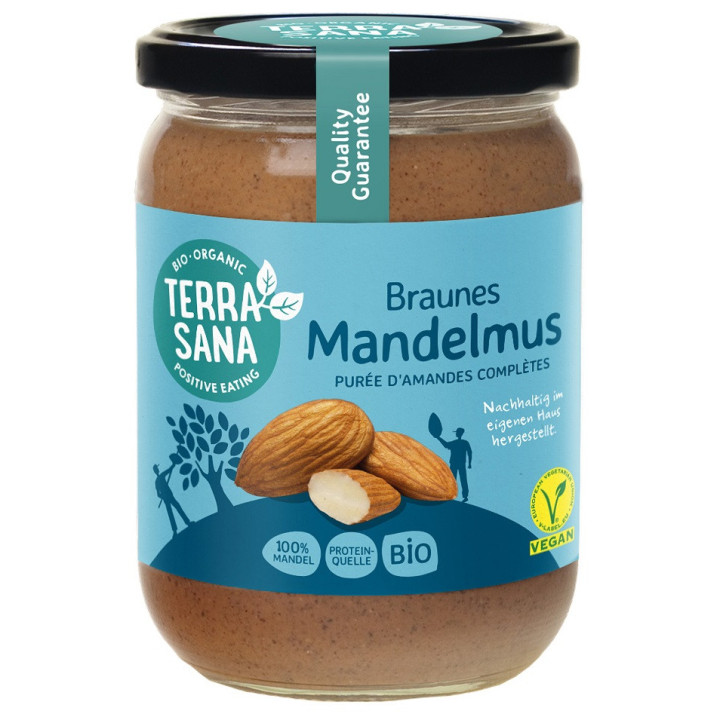 Krem z Migdałów Prażonych 100 % BIO 500g | TERRASANA - Ekochatka