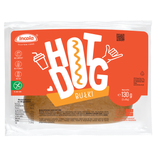 Bułki do Hot-dogów z Cebulą Bezglutenowe (2szt.) 130g | INCOLA - Ekochatka